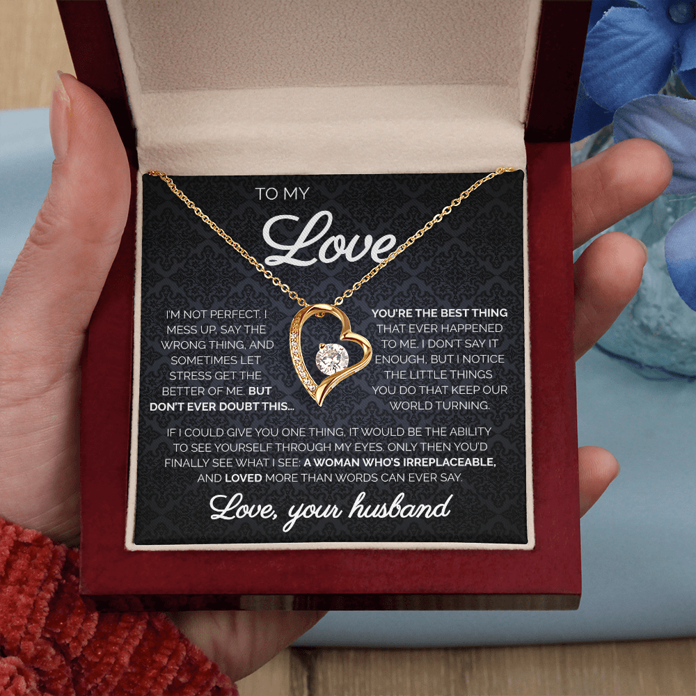 To My Love | You're The Best Thing | Forever Love Necklace