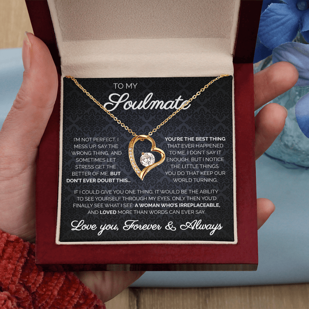 To My Soulmate | You're The Best Thing | Forever Love Necklace