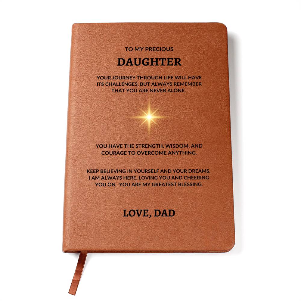 TO MY PRECIOUS DAUGHTER LOVE, DAD | JOURNAL