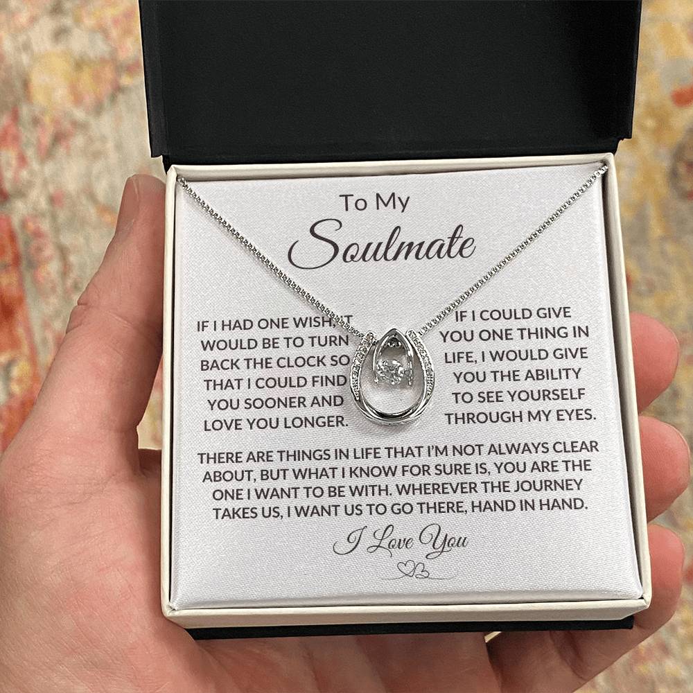 To My Soulmate | Birthdate | Special Occasion - Lucky in Love necklace