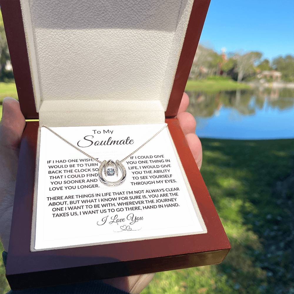 To My Soulmate | Birthdate | Special Occasion - Lucky in Love necklace