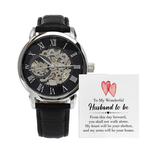 Husband to Be Gift - Men's Openwork Watch