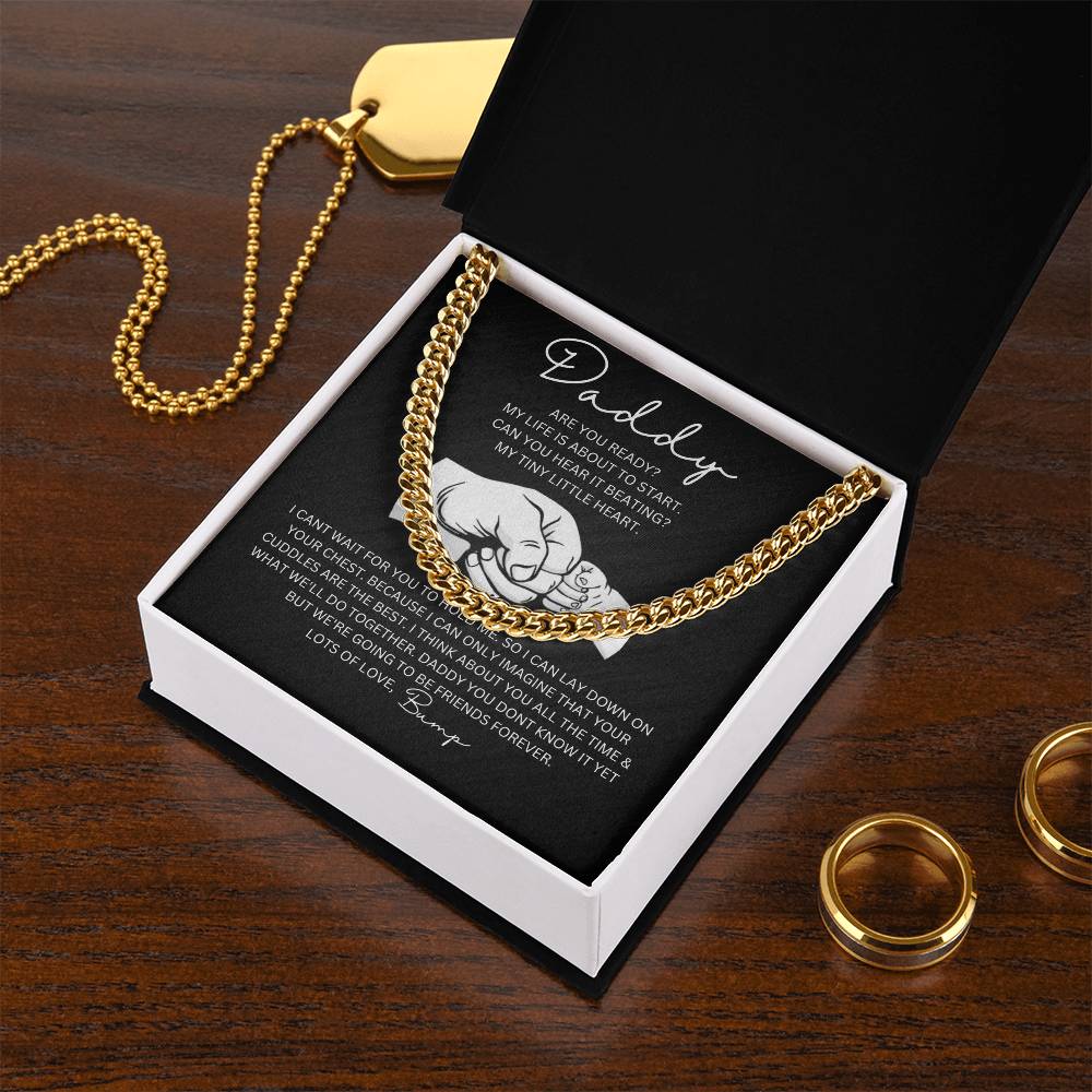 To My Daddy | We're Going To Be Friends Forever - Cuban Link Chain