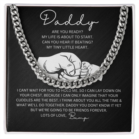 To My Daddy | We're Going To Be Friends Forever - Cuban Link Chain