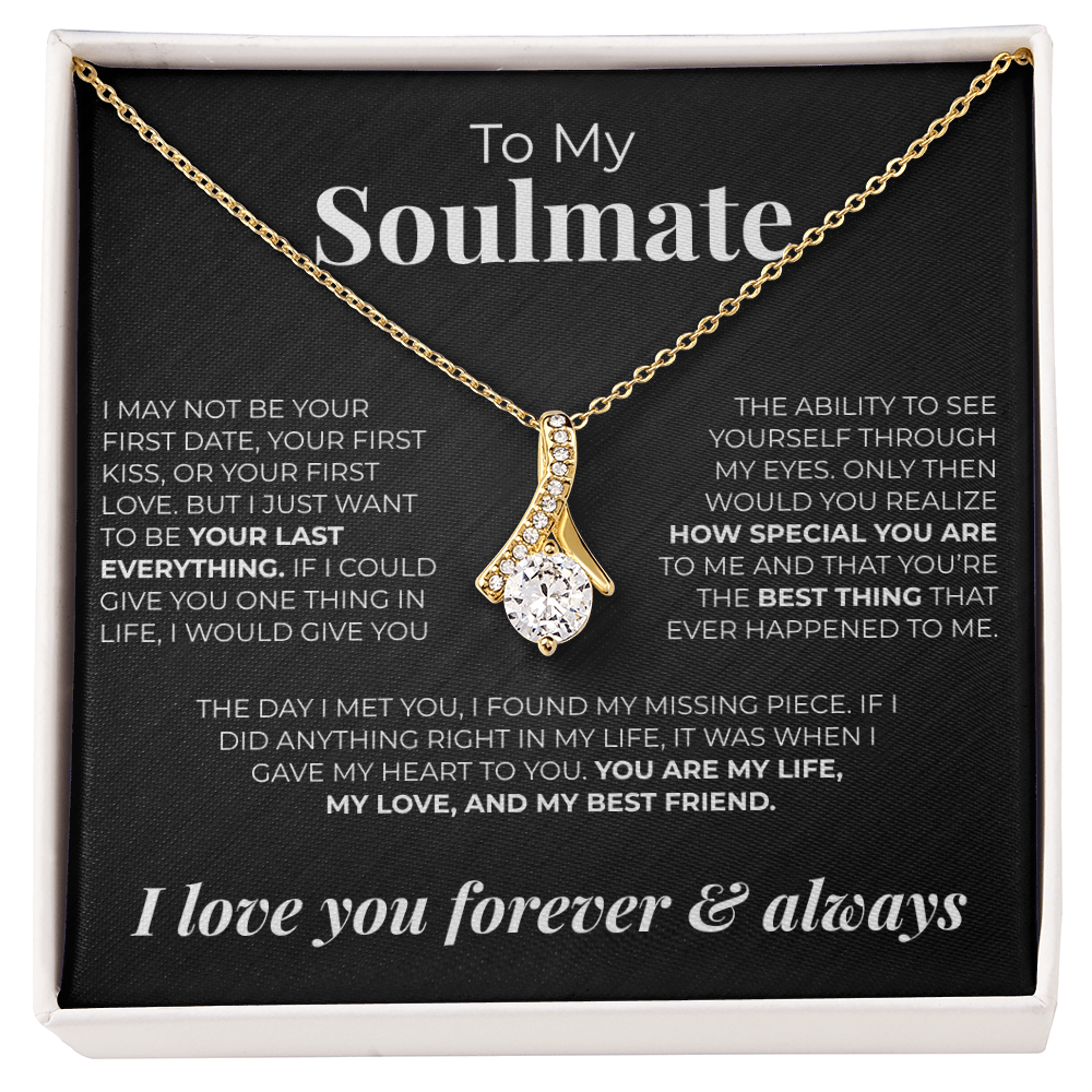 To My Soulmate | I May Not Be Your First - Alluring Beauty Necklace