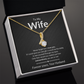 To My Wife | Forever Yours - Alluring Beauty Necklace