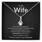 To My Wife | Forever Yours - Alluring Beauty Necklace