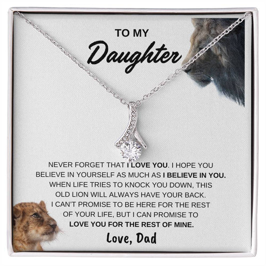 Daughter - Believe in Yourself - Alluring Beauty Necklace