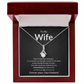 To My Wife | Forever Yours - Alluring Beauty Necklace
