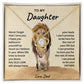 Daughter - I Will Always Have Your Back - Love Knot Necklace