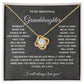 To My Granddaughter | Love Knot Necklace - GW