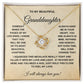 To My Granddaughter | Love Knot Necklace - GB