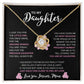 To My Daughter Love, Mom | Love Knot Necklace CF