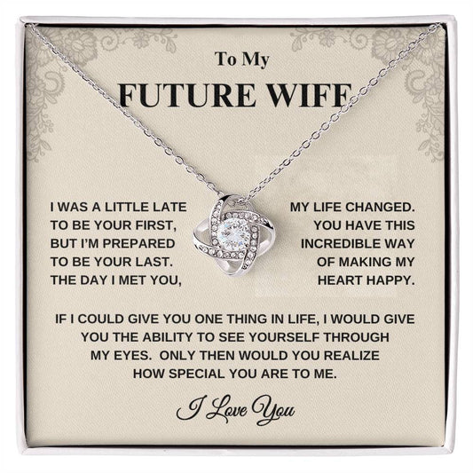 To My Future Wife | Love Knot Necklace