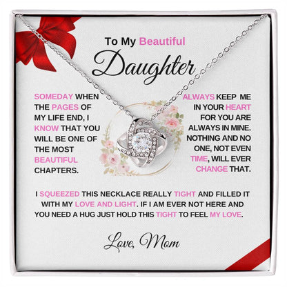 To My Beautiful Daughter | Always Keep Me In Your Heart - Love Knot RB