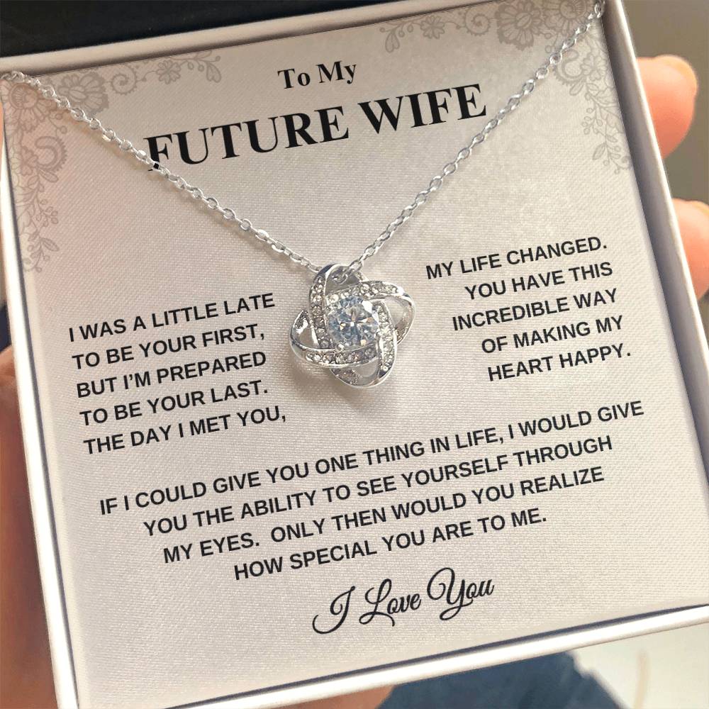 To My Future Wife | Love Knot Necklace