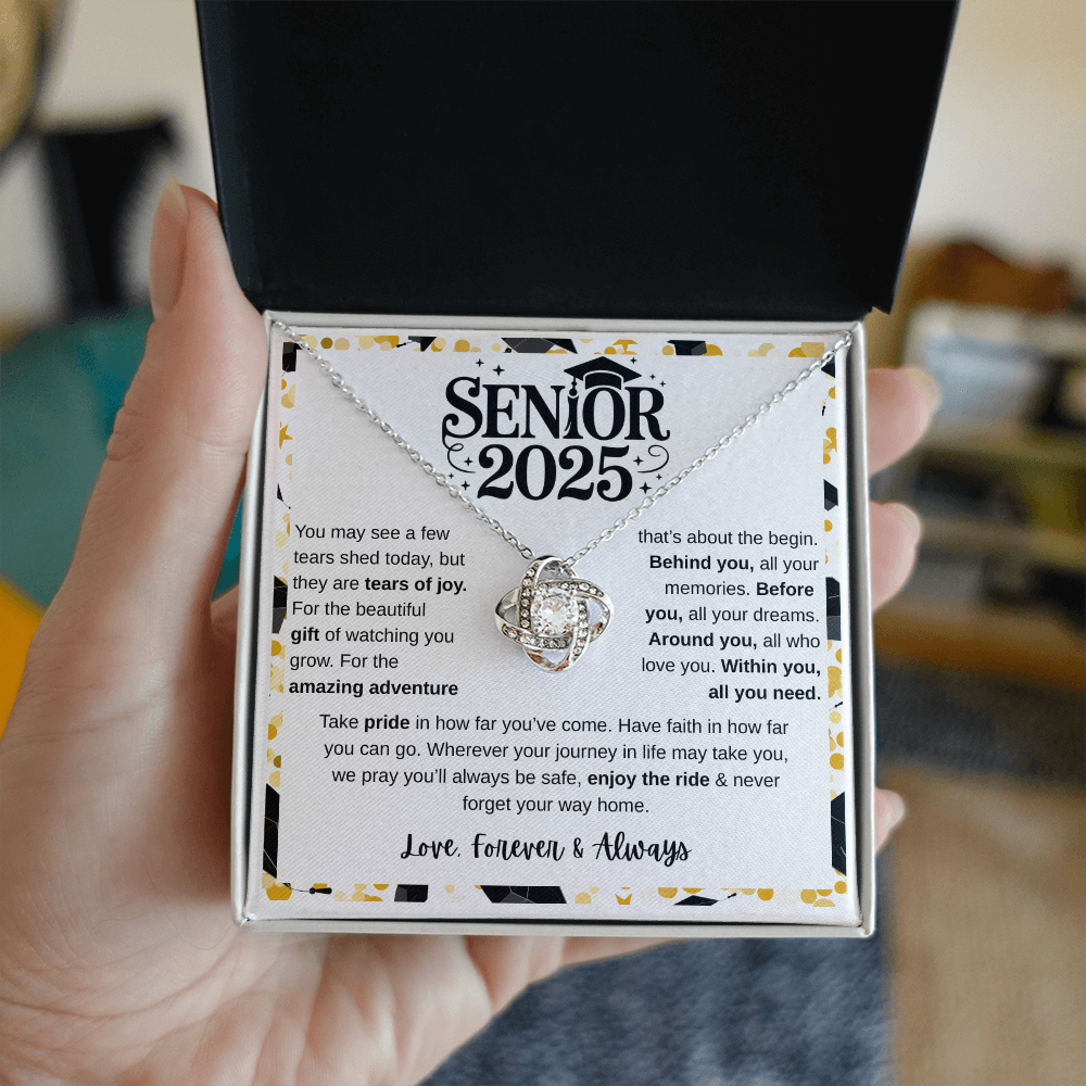 Senior 2025 Graduation Gift - Love Knot Necklace