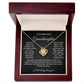 To My Granddaughter | Love Knot Necklace - BW