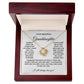To My Granddaughter | Love Knot Necklace