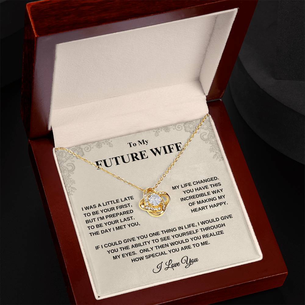 To My Future Wife | Love Knot Necklace