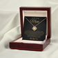 To My Mom I'm So Grateful for Your Lessons - Love Knot Necklace