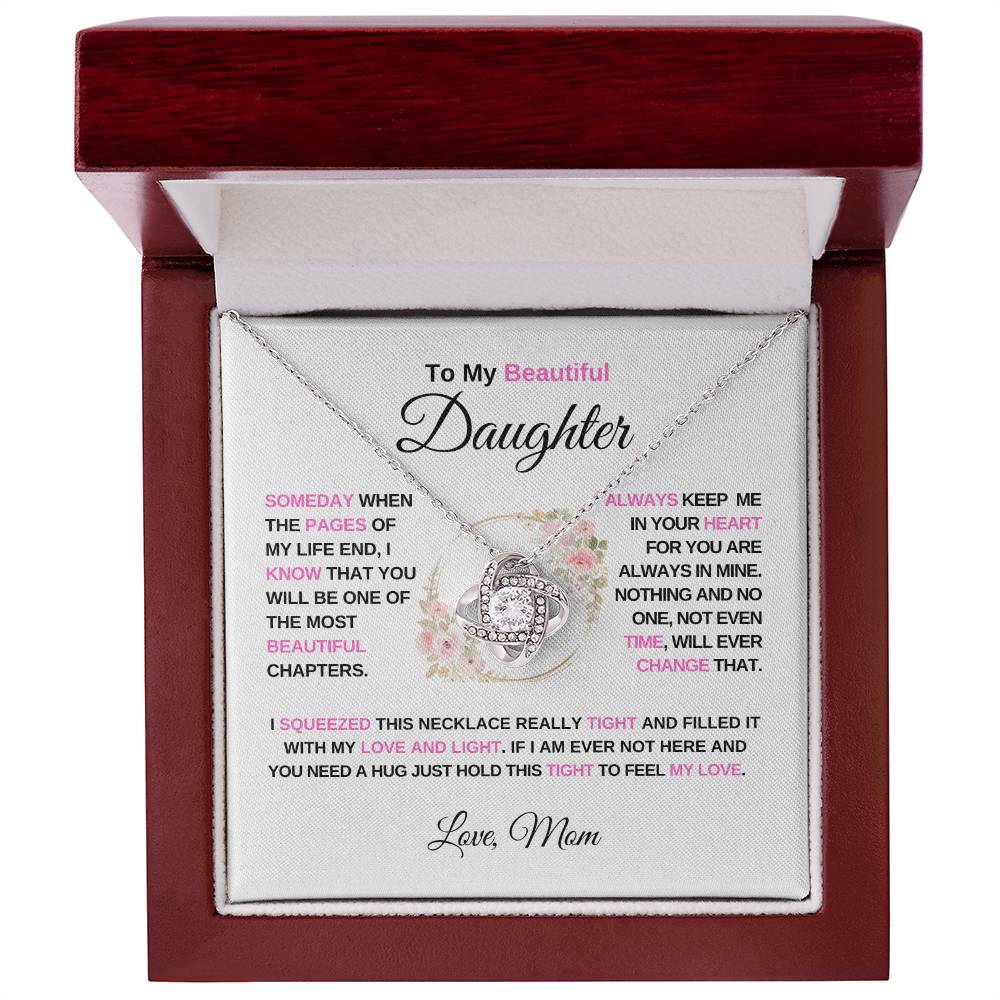 To My Beautiful Daughter | Always Keep Me in Your Heart - Love Knot