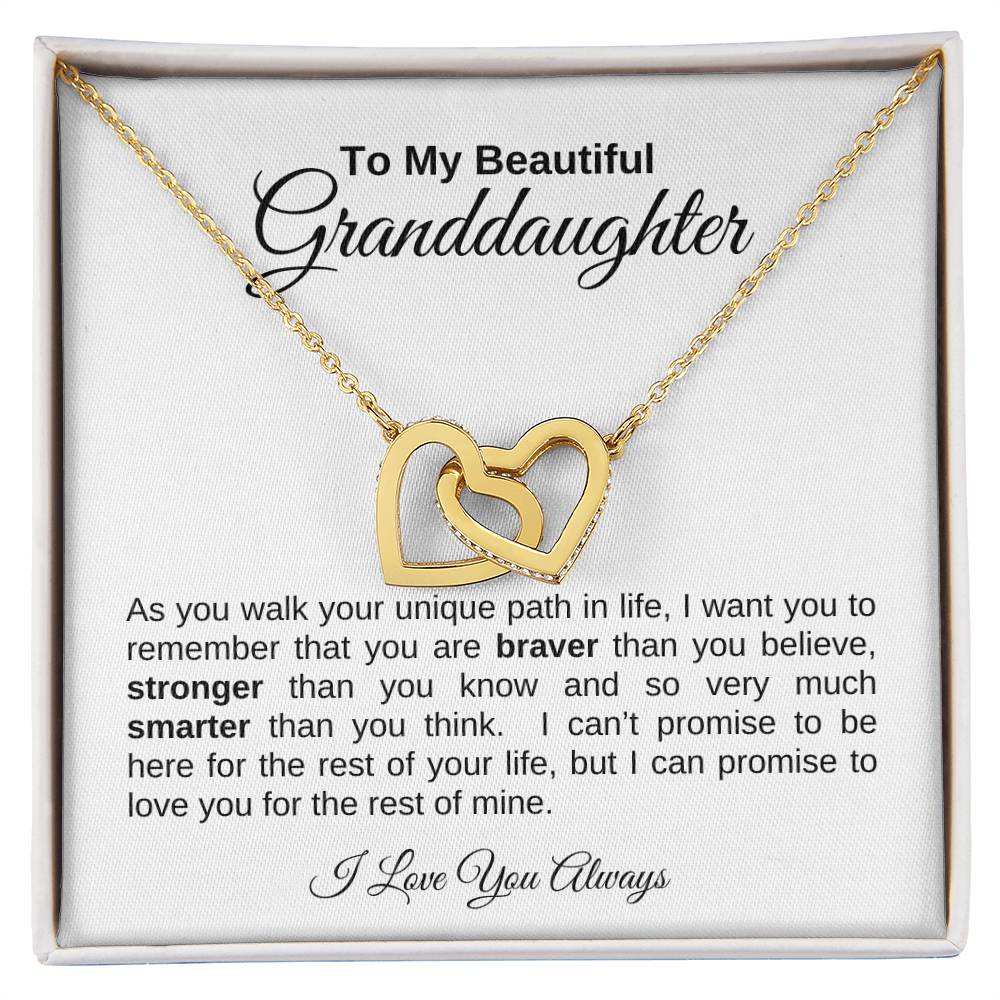 To My Beautiful Granddaughter | I Love you Always | Birthday | Special Occasion