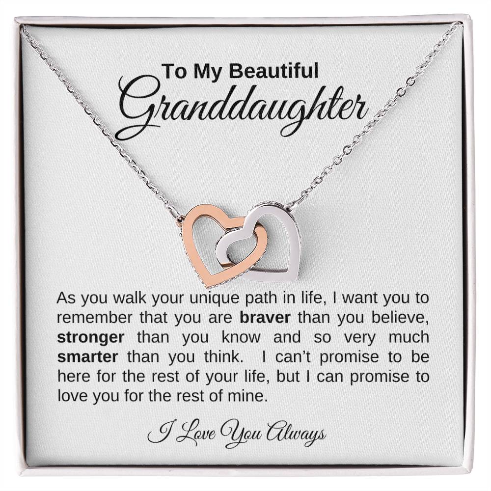 To My Beautiful Granddaughter | I Love you Always | Birthday | Special Occasion