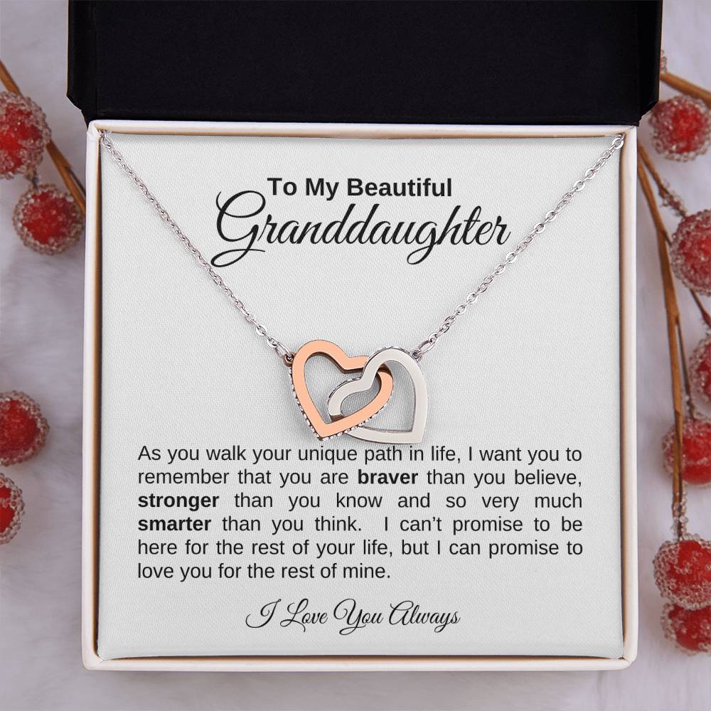 To My Beautiful Granddaughter | I Love you Always | Birthday | Special Occasion