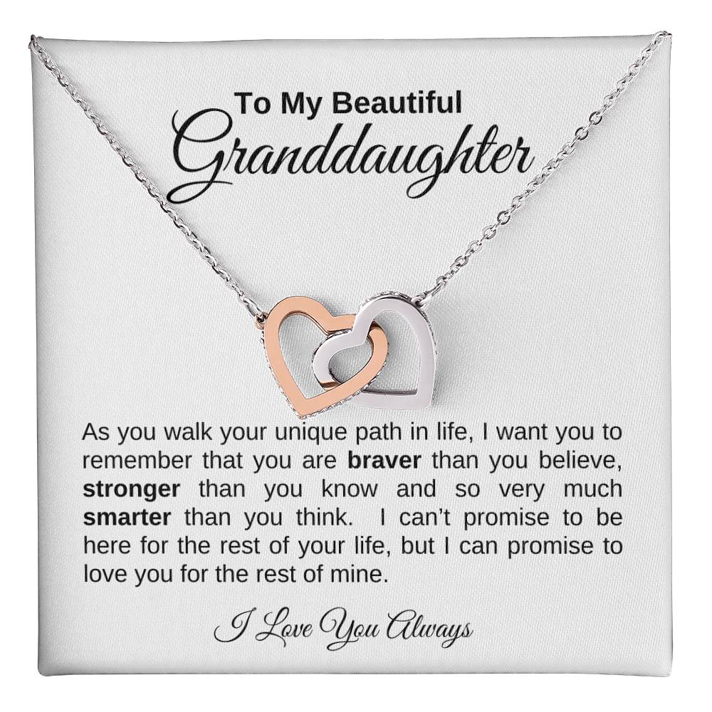 To My Beautiful Granddaughter | I Love you Always | Birthday | Special Occasion