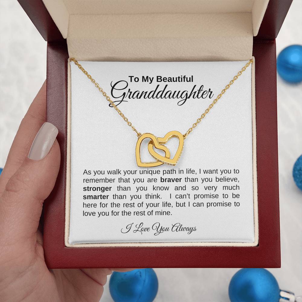 To My Beautiful Granddaughter | I Love you Always | Birthday | Special Occasion