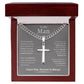 To My Man | I Found My Missing Piece - Cross Necklace