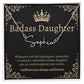 Badass Daughter Name Necklace - GB