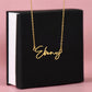 Badass Daughter Name Necklace - GB