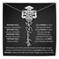 Graduation Gift - Personalized Flower Name Necklace