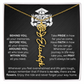 Graduation Gift - Personalized Flower Name Necklace
