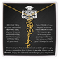 Graduation Gift - Personalized Flower Name Necklace