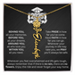 Graduation Gift - Personalized Flower Name Necklace
