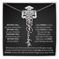 Graduation Gift - Personalized Flower Name Necklace