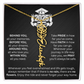 Graduation Gift - Personalized Flower Name Necklace