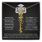 Graduation Gift - Personalized Flower Name Necklace