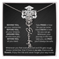 Graduation Gift - Personalized Flower Name Necklace