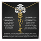 Graduation Gift - Personalized Flower Name Necklace