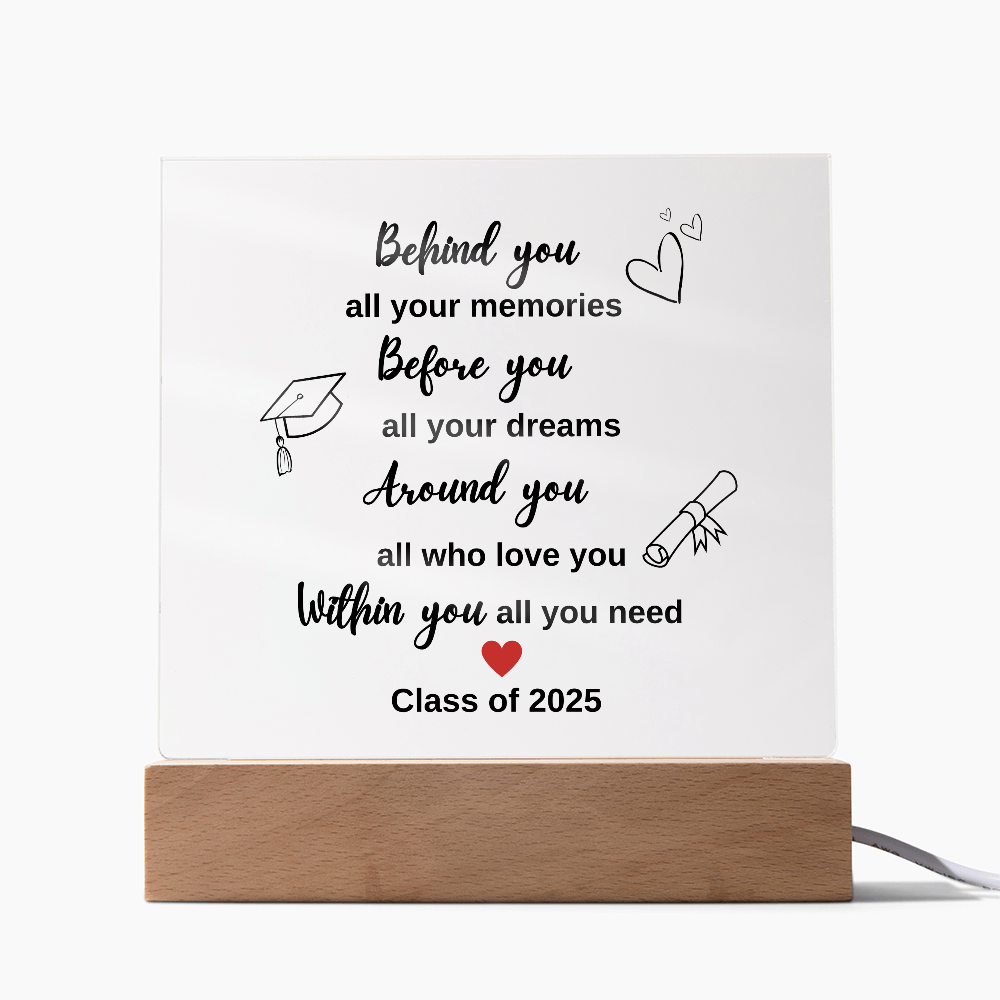 Graduation 2025 Acrylic Plaque - Celebrate Memories