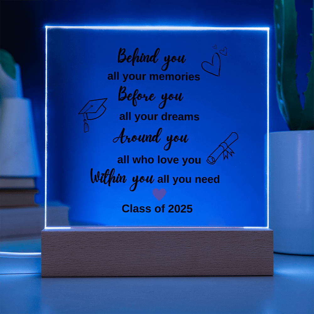 Graduation 2025 Acrylic Plaque - Celebrate Memories