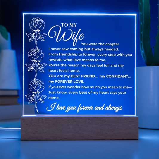 To My Wife - You Were the Chapter I Never Saw Coming