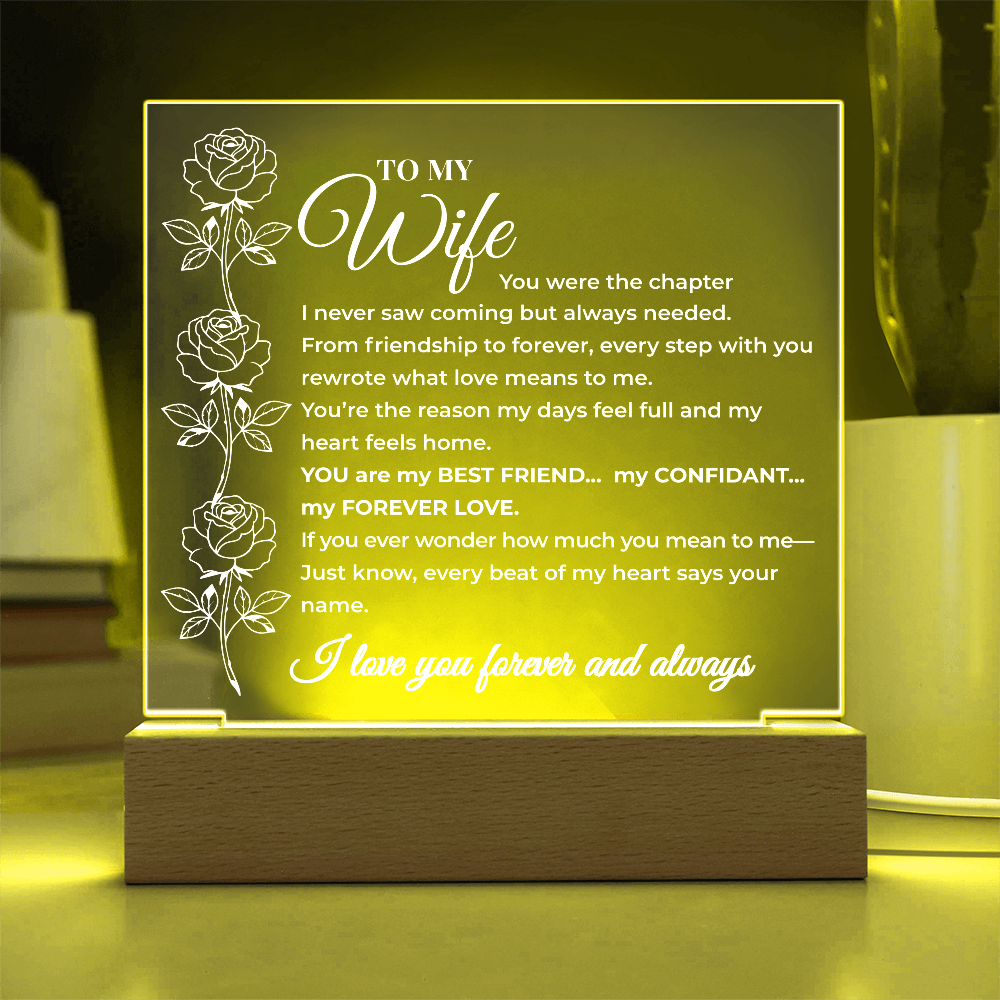 To My Wife - You Were the Chapter I Never Saw Coming