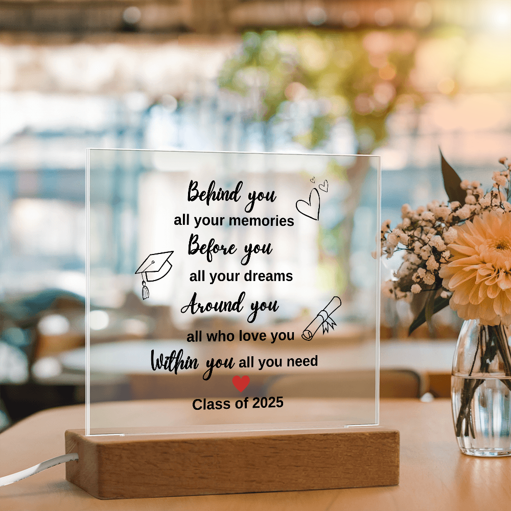 Graduation 2025 Acrylic Plaque - Celebrate Memories