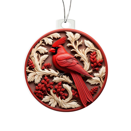 Holiday 3D Ornaments - Cardinal