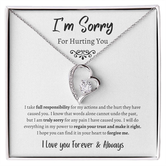 I'm Sorry For Hurting You - Forever Love Necklace